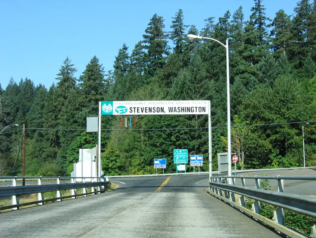Bridge of the Gods entry Stevenson Washington